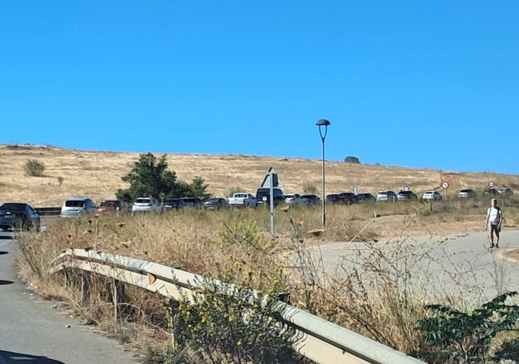 Grandes retenciones en la Ex-101 para acceder a la Feria de Zafra